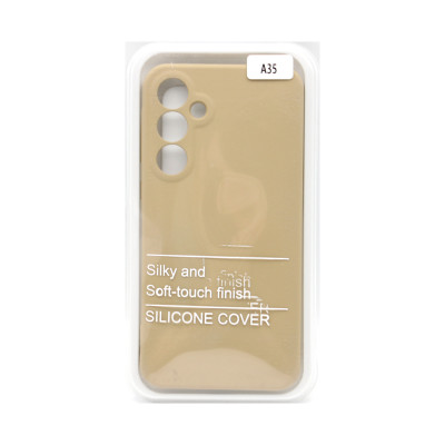 Чехол накладка Silicone Case Samsung A35 песочный оптом по низким ценам!
