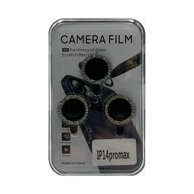 Защитное стекло на камеру iPhone 14 Pro/14Pro Max Camera Film со стразами оптом по низким ценам!