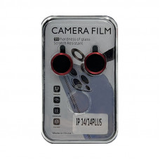 Защитное стекло на камеру iPhone 14 Plus Camera Film бордовый