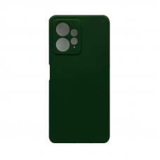 Чехол накладка Silicone Case Xiaomi Note 12 4G хаки
