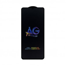 Защитное стекло Samsung A12 матовый черный техпак