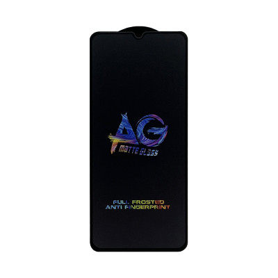 Защитное стекло Samsung A12 матовый черный техпак оптом по низким ценам!