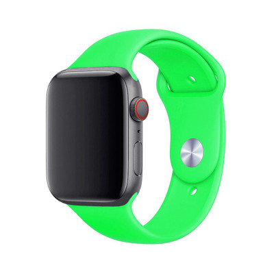 Браслет силикон Apple Watch 38-40mm ярко-зеленый оптом по низким ценам!