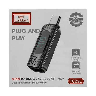 Переходник OTG Type-C 60W Earldom TC25L оптом по низким ценам!