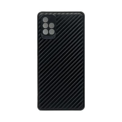 Чехол накладка Samsung A51 карбон с защитой камеры оптом по низким ценам!