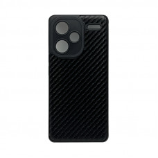 Чехол накладка Xiaomi Note 13 Pro Plus карбон с защитой камеры