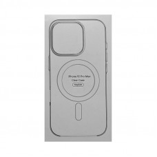 Чехол пластик iPhone 16 Pro Max Magsafe прозрачный IC