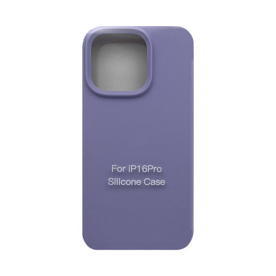 Чехол накладка Silicone Case (без лого) iPhone 16 Pro лаванда оптом по низким ценам!