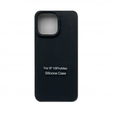 Чехол накладка Silicone Case (без лого) iPhone 16 Pro Max графит
