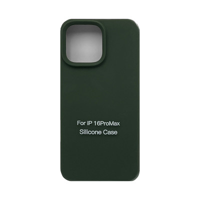 Чехол накладка Silicone Case (без лого) iPhone 16 Pro Max хаки оптом по низким ценам!