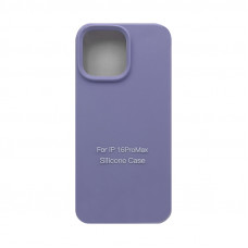 Чехол накладка Silicone Case (без лого) iPhone 16 Pro Max лаванда