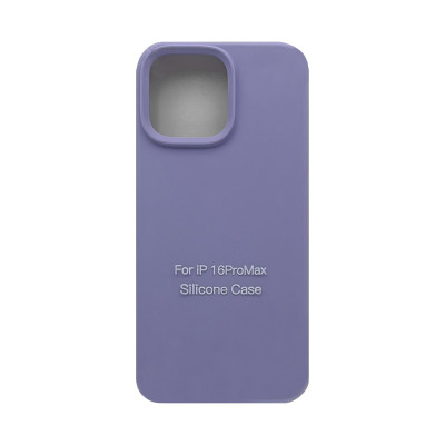 Чехол накладка Silicone Case (без лого) iPhone 16 Pro Max лаванда оптом по низким ценам!