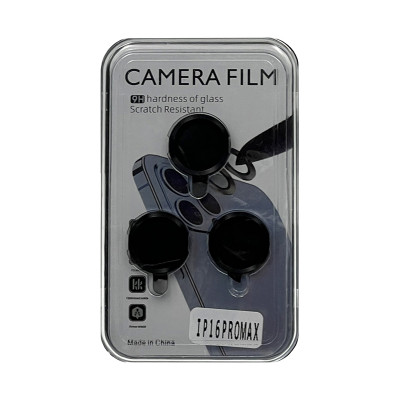 Защитное стекло на камеру iPhone 16Pro/16Pro Max Camera Film черный оптом по низким ценам!