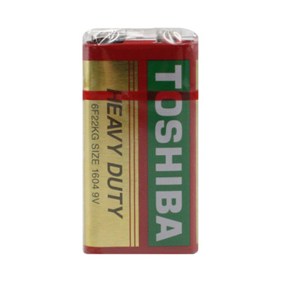Батарейки Toshiba солевые 6F22 1SH (цена за 1 шт) оптом по низким ценам!