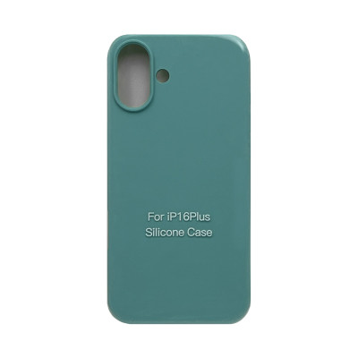 Чехол накладка Silicone Case (без лого) iPhone 16 Plus бирюзовый оптом по низким ценам!