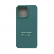 Чехол накладка Silicone Case (без лого) iPhone 16 Pro Max бирюзовый