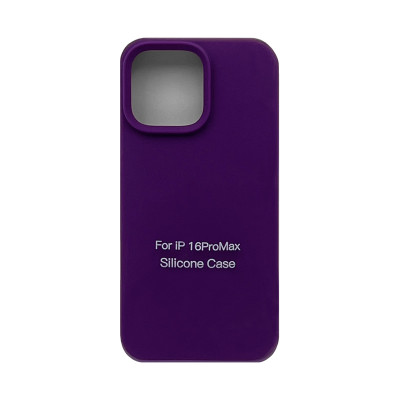 Чехол накладка Silicone Case (без лого) iPhone 16 Pro Max фиолетовый оптом по низким ценам!
