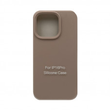 Чехол накладка Silicone Case (без лого) iPhone 16 Pro пудра