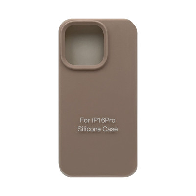 Чехол накладка Silicone Case (без лого) iPhone 16 Pro пудра оптом по низким ценам!