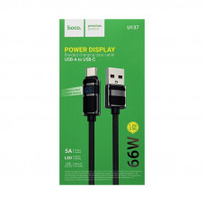 Кабель Type-C Hoco U137 1.2m 66W черный