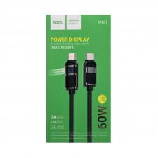 Кабель Type-C на Type-C Hoco U137 60W 1.2m черный