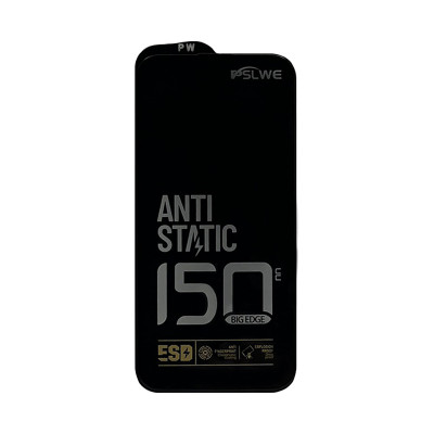 Защитное стекло Anti-Static 150 iPhone 16 Plus черный техпак оптом по низким ценам!