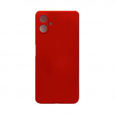 Чехол накладка Silicone Case Samsung A06 красный
