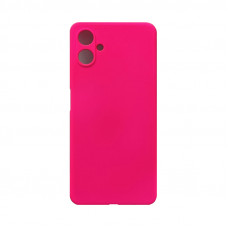 Чехол накладка Silicone Case Samsung A06 фуксия