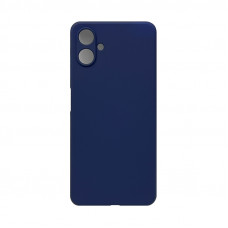 Чехол накладка Silicone Case Samsung A06 темно-синий