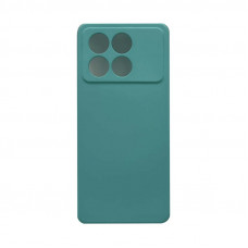 Чехол накладка Silicone Case Xiaomi Poco X6 Pro бирюзовый