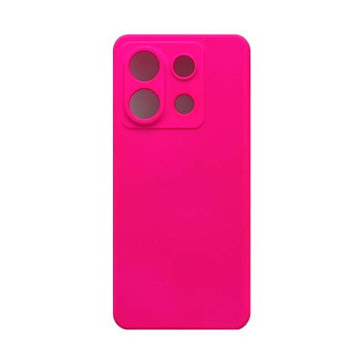 Чехол накладка Silicone Case Xiaomi Poco X6 фуксия оптом по низким ценам!