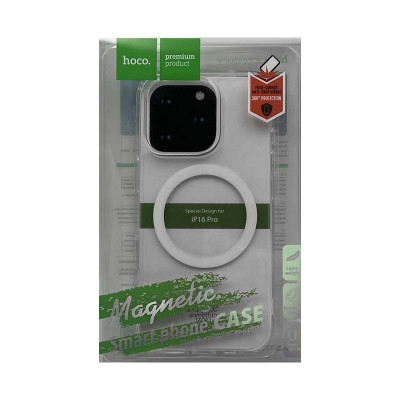 Чехол iPhone Hoco 16 Pro Magsafe прозрачный оптом по низким ценам!