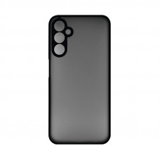 Чехол накладка Samsung A24 прозрачно-матовый с цветными кнопками