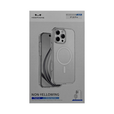 Чехол накладка iPhone 16 Pro KEEPHONE NON-YELLOWING оптом по низким ценам!