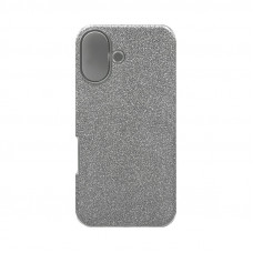 Чехол накладка блеск iPhone 16 серебро