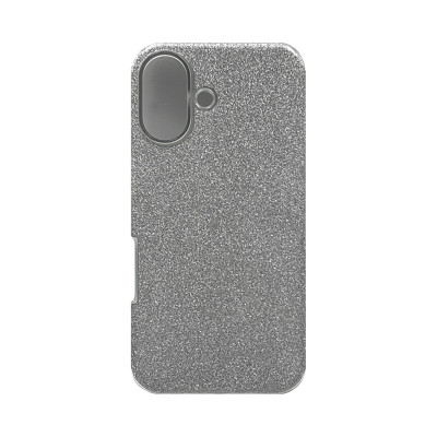 Чехол накладка блеск iPhone 16 серебро оптом по низким ценам!