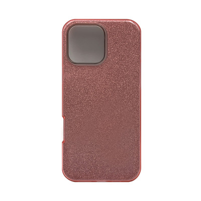 Чехол накладка блеск iPhone 16 Pro Max розовый оптом по низким ценам!