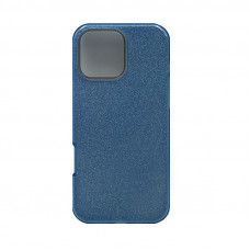 Чехол накладка блеск iPhone 16 Pro Max голубой
