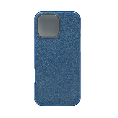 Чехол накладка блеск iPhone 16 Pro Max голубой оптом по низким ценам!