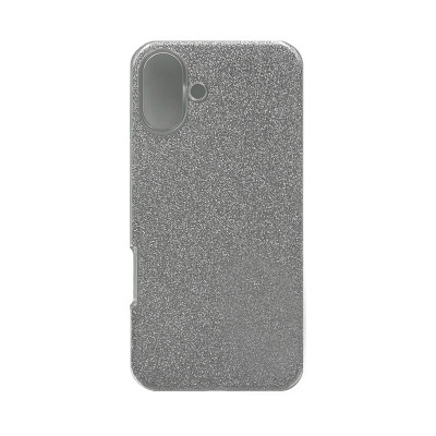 Чехол накладка блеск iPhone 16 Plus серебро оптом по низким ценам!