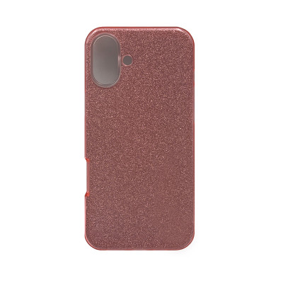 Чехол накладка блеск iPhone 16 Plus розовый оптом по низким ценам!