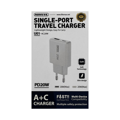 СЗУ Блок Remax 20W U01-AC20W оптом по низким ценам!