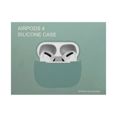 Чехол силикон AirPods 4 с карабином бирюзовый оптом по низким ценам!