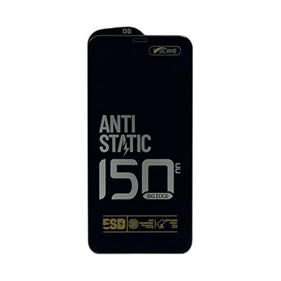 Защитное стекло 6D Anti-Static iPhone 11/ XR черный техпак оптом по низким ценам!