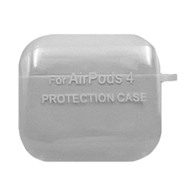 Чехол Silicone Case AirPods 4 с карабином белый оптом по низким ценам!