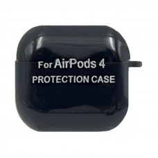Чехол Silicone Case AirPods 4 с карабином темно-синий