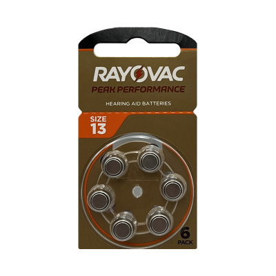 Батарейки Rayovac ZA13 6BL (цена за 6шт) оптом по низким ценам!
