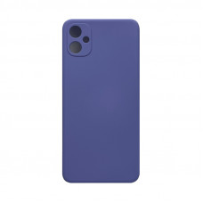 Чехол накладка New плотный однотонный Samsung A05 с бархатом внутри