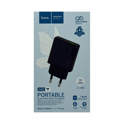 СЗУ Блок Hoco N45 PD30W черный оптом по низким ценам!