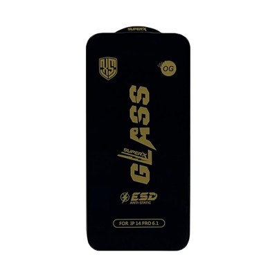 Защитное стекло ESD Anti-Static iPhone 14 Pro черный техпак оптом по низким ценам!